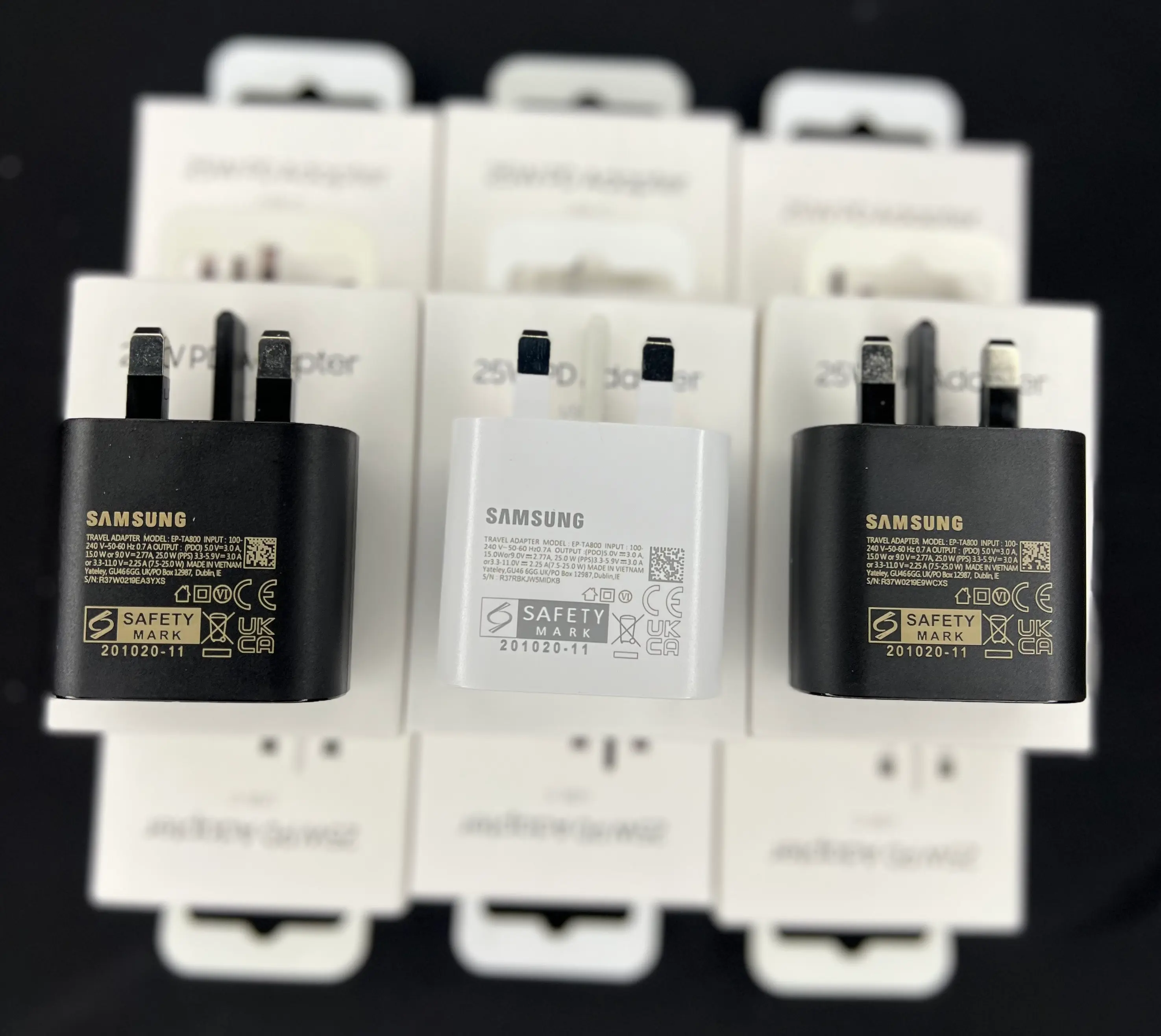 شارژر اورجینال سامسونگ سوپر فست 25W BW