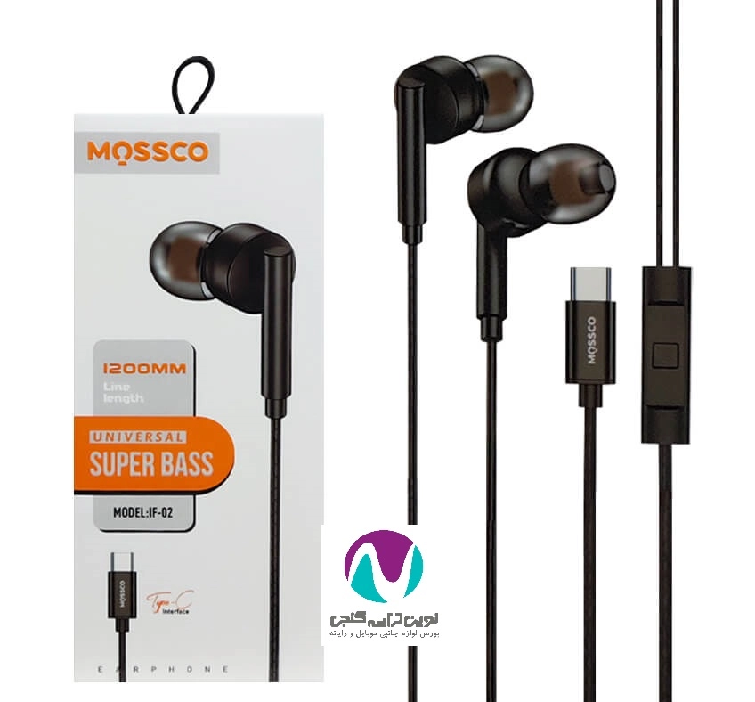 هندزفری سیمی mossco IF-02 typec