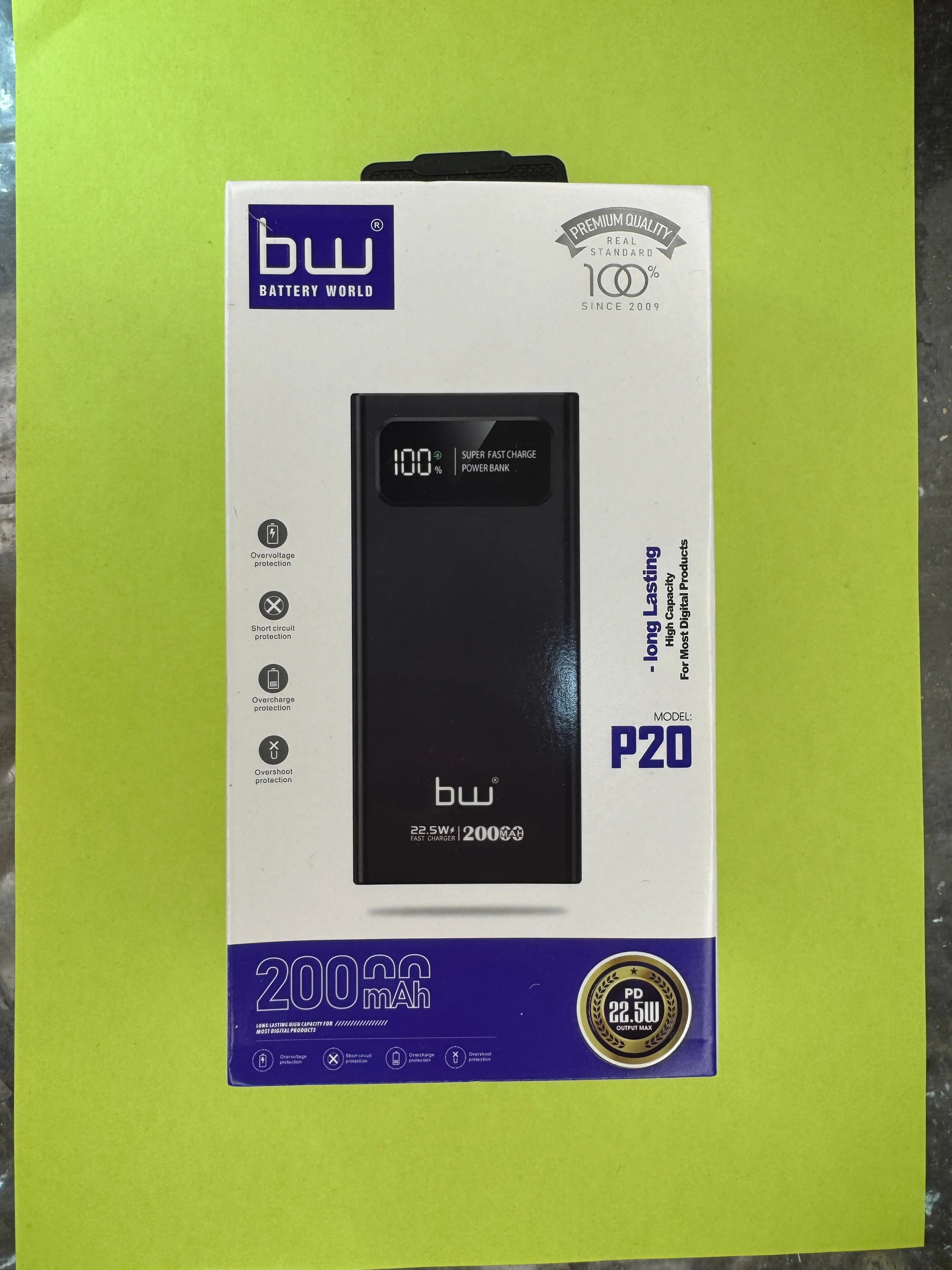 پاوربانک bw-p20 20mah