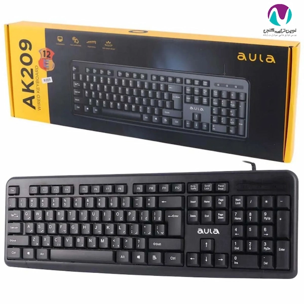 کیبورد سیمی آئولا مدل AK209