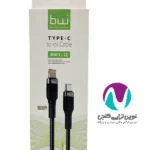 کابل شارژ BW مدل T I 22 تایپ سی به لایتنینگ