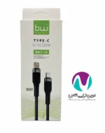 کابل شارژ BW مدل T I 22 تایپ سی به لایتنینگ