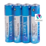 باتری نیم قلمی (AAA) وریتی Super Heavy Duty R03 بسته 4 عددی
