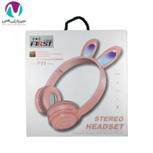 هدفون بلوتوثی فرست مدل Fisrt F11 طرح خرگوشی