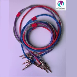 کابل صدا کنفی سر فلز ضخیم aux 1.5m