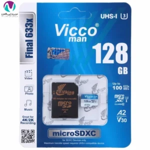 کارت حافظه 128 گیگ ویکومن مدل Final 633x سرعت 100MBs