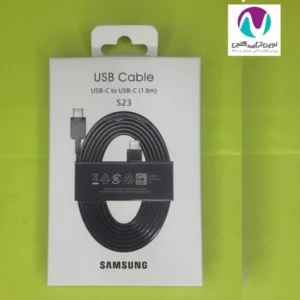 کابل شارژ اورجينال 100% دوسرتايپ سی s23 1.8m