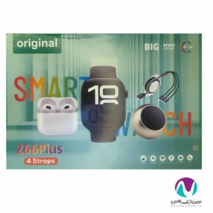 ساعت هوشمند مدل Z66 plus دارای هفت بند،اسپیکر شارژی،ایرپاد