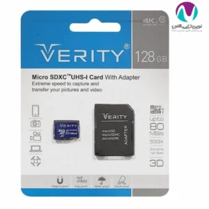 کارت حافظه وریتی مدل 4K کلاس 10 استاندارد UHS-I U3 سرعت 80MBps ظرفیت 128 گیگابایت