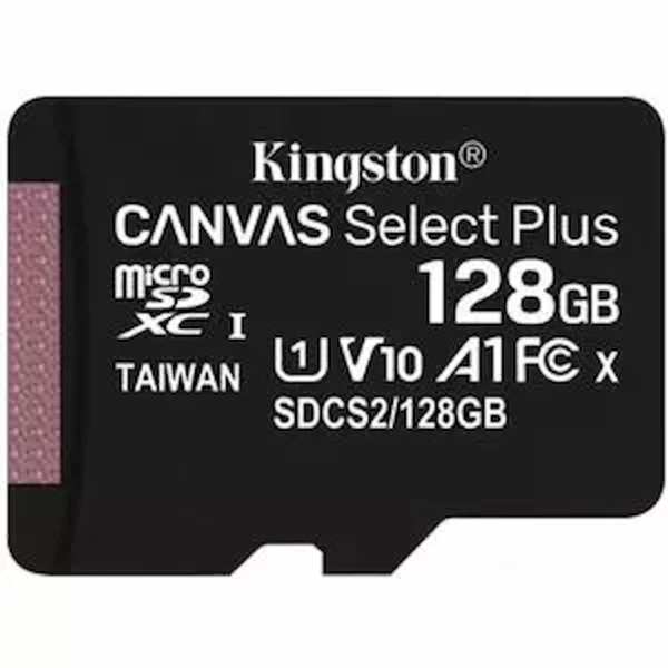 کارت حافظه 128 گیگابایت کینگستون مدل CANVAS کلاس 10 استاندارد UHS-I U1 سرعت 100MBps - تصویر 3