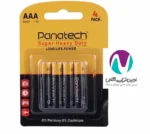 باتری نیم قلمی (AAA) پاناتک مدل R03P Super Heavy Duty پک چهار عددی - تصویر 2