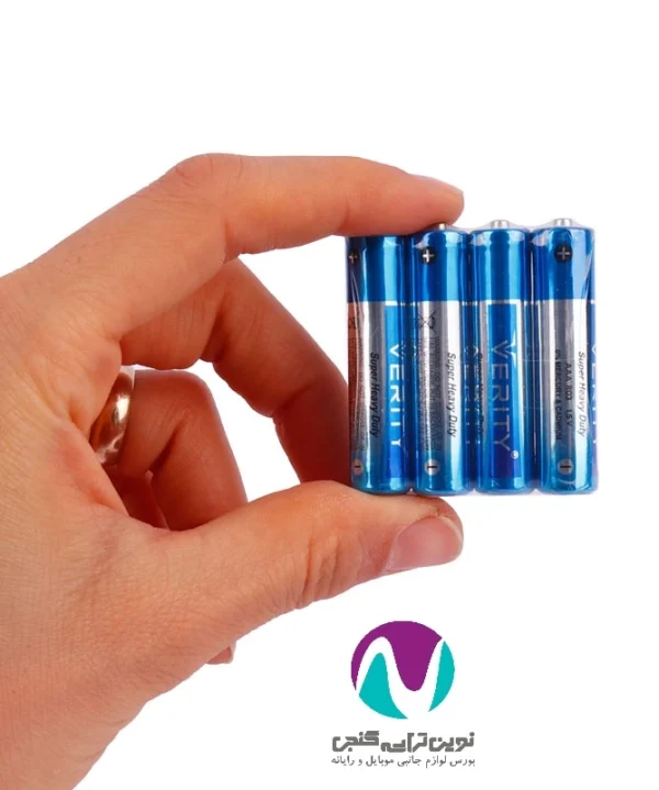 باتری نیم قلمی (AAA) وریتی Super Heavy Duty R03 بسته 4 عددی - تصویر 2
