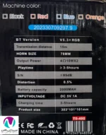 اسپيکر شارژی TO&TA مدل T0-480 - تصویر 3