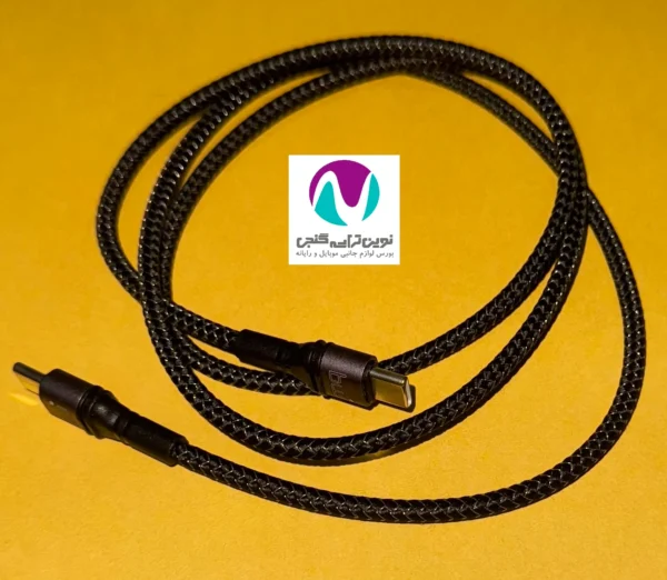 کابل شارژ کنفی دوسر تایپ سی bw F24 - تصویر 3