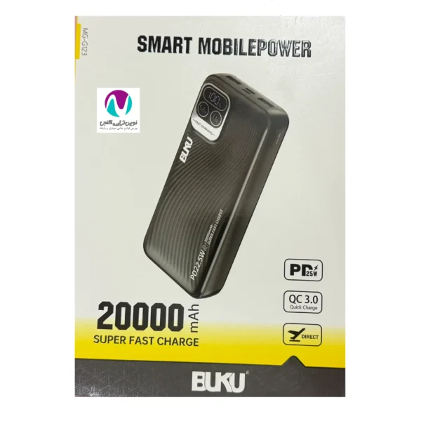 پاوربانک 20000 میلی‌آمپر بوکو مدل MG-G123 - تصویر 2