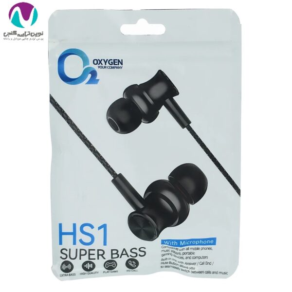 هندزفری سیمی اکسیژن مدل HS1 - تصویر 2