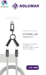 کابل شارژر دوسر تایپ سی کلومن مدل KD-88 60W - تصویر 3