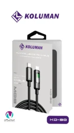 کابل شارژر دوسر تایپ سی کلومن مدل KD-90 60W - تصویر 4