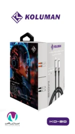 کابل شارژر دوسر تایپ سی کلومن مدل KD-80 60W - تصویر 3