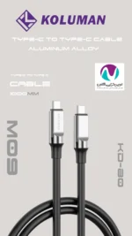 کابل شارژر دوسر تایپ سی کلومن مدل KD-80 60W - تصویر 4