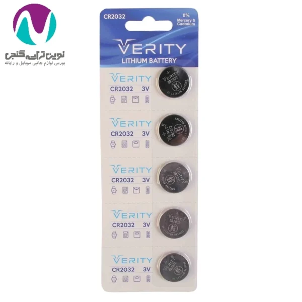 باتري سکه ای 2032 وريتی (5عددی) مدل CR2032 - تصویر 3