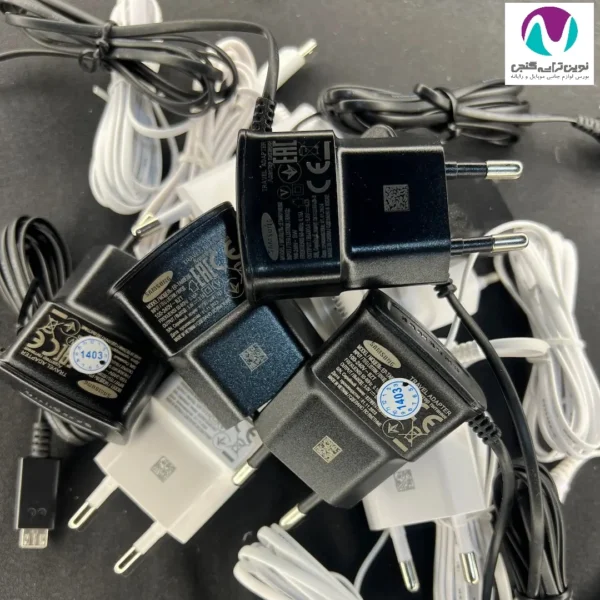 شارژر سامسونگ اورجینال مدل i9000 با کابل میکرو - تصویر 2