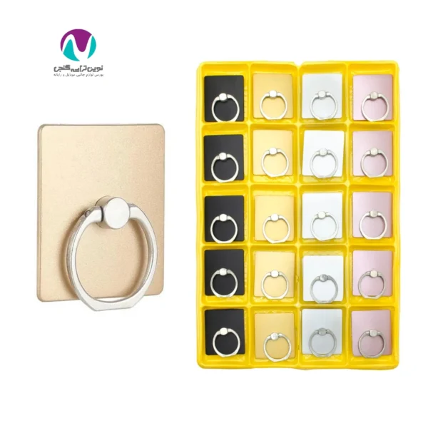 حلقه پشت گوشی فلزی رنگی - تصویر 2