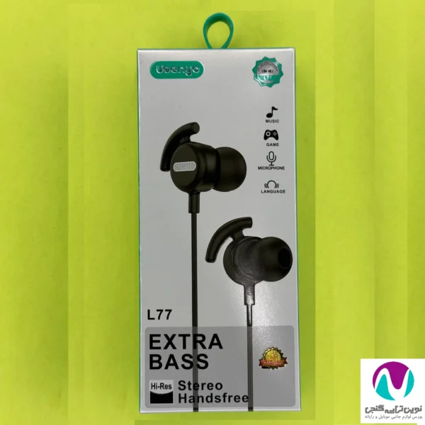 هندزفری سیمی  USENYO مدل L77 - تصویر 2
